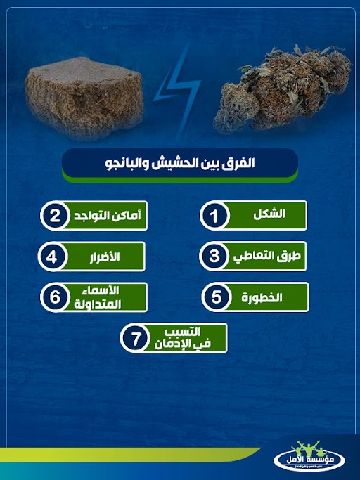 الفرق بين الحشيش والبانجو